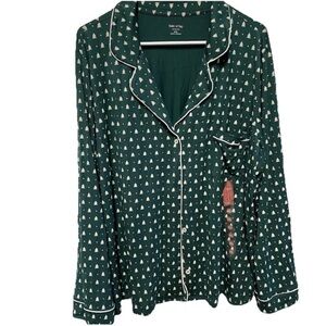 State Of Day Intimates Womens Plus  Pajama Top
